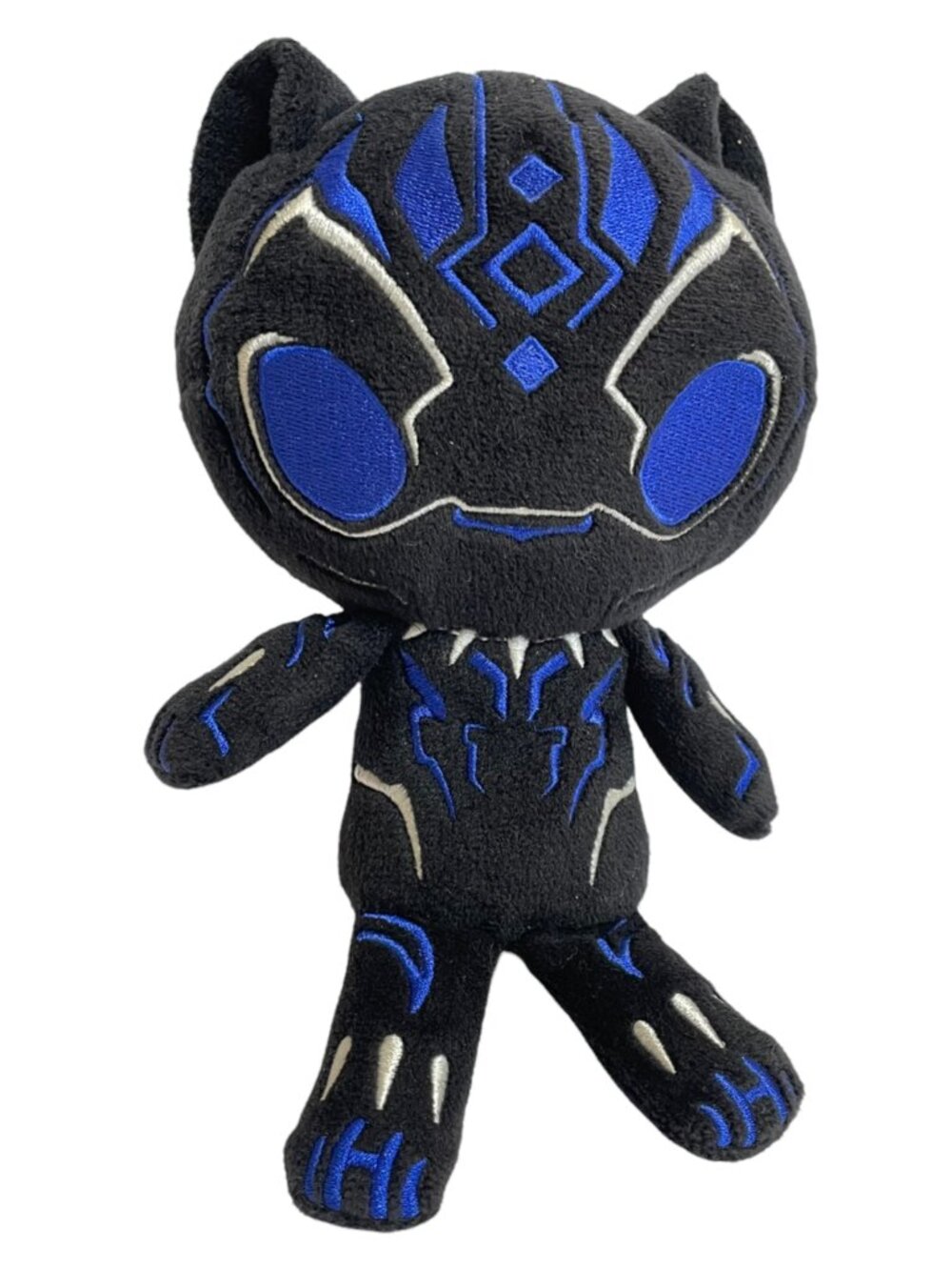 Funko Black Panther Plush 8" Doll Hero Suit Blue Glow Marvel Toy T'Challa